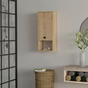 Dulap de baie, Puqa Design, Mis, 30x71x21.8 cm, PAL, Safir 9944 imagine