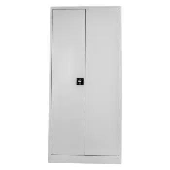 Dulap de depozitare cu incuietoare, Shelvoria, Js1008, 92x198x40 cm, Otel, Gri deschis 2ea5 imagine