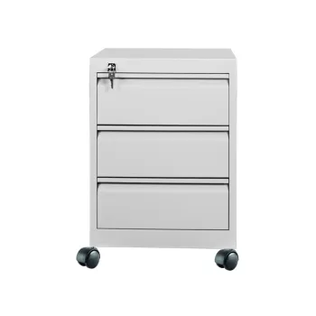 Dulap de depozitare cu incuietoare, Shelvoria, Js1019, 50x40x57 cm, Otel, Gri deschis 79af imagine