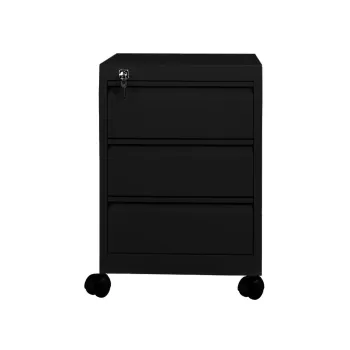 Dulap de depozitare cu incuietoare, Shelvoria, Js1019Si, 40x50x57 cm, Otel, Negru 122a imagine