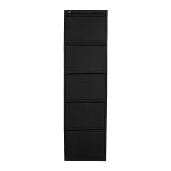 Dulap de dosare, Shelvoria, Js1023Si, 47x166x62 cm, Otel, Negru ca92 imagine