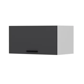 Dulap de perete, Minerva, Kale 90, 90x45x54 cm, PAL, Alb / Antracit cfc2 imagine