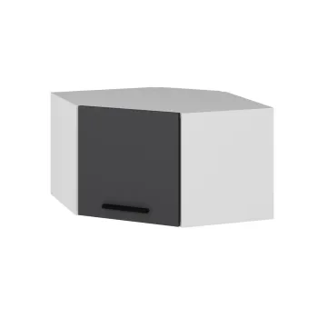 Dulap de perete, Minerva, Kale Corner, 74x45x54 cm, PAL, Alb / Antracit ffac imagine