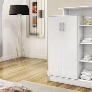 Dulap Gupse, Decorotika, 90x29.5x140 cm, alb db7a imagine