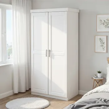 Dulap Hakon, Inter Link, 95x55x190 cm, lemn, alb f18a imagine