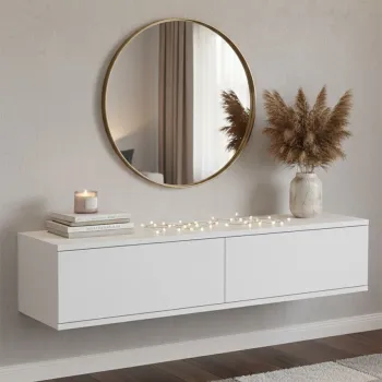 Dulap, Hanah Home, Aplos 120, 120x25.5x29.6 cm, Alb 3f21 imagine