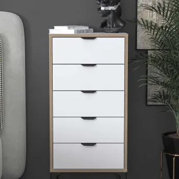 Dulap, Hanah Home, Arden, 50x105x40 cm, Alb 7d62 imagine