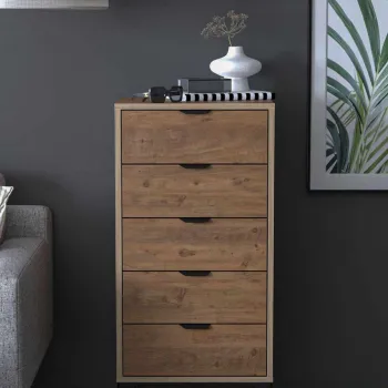 Dulap, Hanah Home, Arden, 50x105x40 cm, Pinul Atlasului 62df imagine