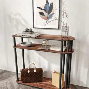 Dulap, Hanah Home, Caprio, 90x30x84 cm, MDF , Maro c0de imagine