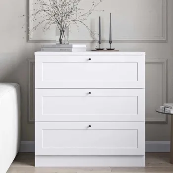 Dulap, Hanah Home, Terra, 75x77x42 cm, Alb c8c6 imagine