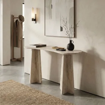 Dulap, Hanah Home, Zen, 120x75x35 cm, PAL, Travertin 2c14 imagine