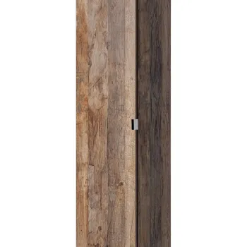 Dulap inalt cu 1 usa si 2 sertare, cu fixare pe perete, Santa Fe Oak, Comad, 35x33x160 cm, PAL laminat, stejar santa fe vintage c557 imagine