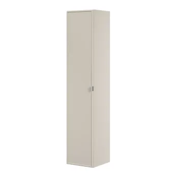 Dulap inalt cu usa, cu fixare pe perete, Bella Cashmere, Comad, 35x25x140 cm, MDF/PAL laminat, casmir mat 0251 imagine