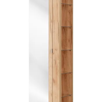Dulap inalt cu usa, cu fixare pe perete, Capri Oak, Comad, 45x33x170 cm, PAL laminat, stejar craft gold ca55 imagine