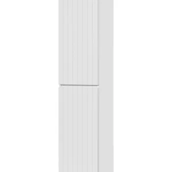 Dulap inalt cu usi, cu fixare pe perete, Iconic White, Comad, 35x33x160 cm, MDF/PAL laminat, alb f989 imagine