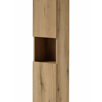 Dulap inalt cu usi, cu fixare pe perete, Nova Oak, Comad, 30x25x140 cm, PAL laminat, stejar coast evoke 7cd5 imagine