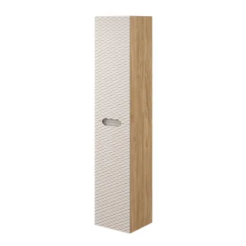 Dulap inalt cu usi, cu fixare pe perete, Ocean Beige, Comad, 35x33x170 cm, MDF/PAL laminat, stejar 150a imagine