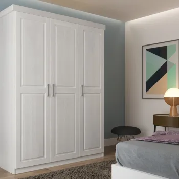 Dulap Magnus, Inter Link, 140x55x190 cm, lemn, alb 0844 imagine