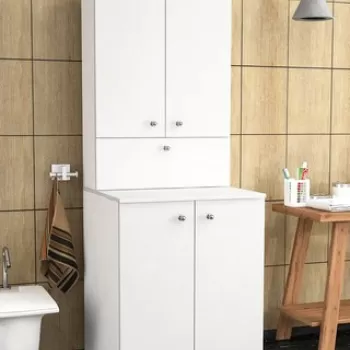 Dulap masina de spalat, Coraline, Palmira, 70x90x67 cm, Alb 75b0 imagine