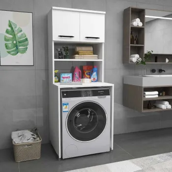 Dulap masina de spalat, Hanah Home, Washing Machine 3 Shelf, 65x34x30 cm, Alb 6906 imagine