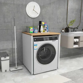 Dulap masina de spalat, Hanah Home, Washing Machine, Alb/Pin Atlantic f71e imagine