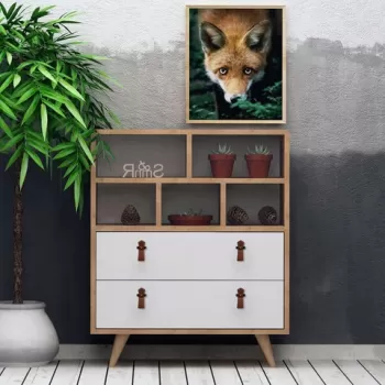 Dulap, Mod Design, Beggu, 70x85.6x40 cm, Stejar / Alb 4559 imagine