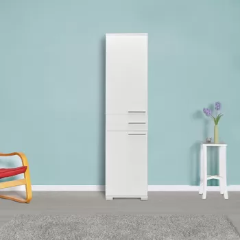 Dulap multifunctional, Adore, ADR-421-PP-1, 45x187x40 cm, PAL, Alb 21ea imagine