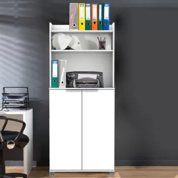 Dulap multifunctional, Adore, ADR-470-PP-1, 73x172x36 cm, PAL, Alb e1b8 imagine