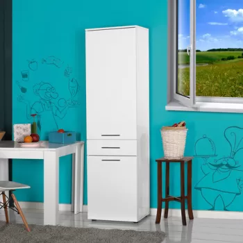 Dulap multifunctional, Adore, ADR-621-PP-1, 52x187x38 cm, PAL, Alb be5b imagine