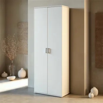 Dulap multifunctional Arconati, Inter Link, 70x35x189 cm, lemn, alb 397d imagine