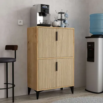 Dulap multifunctional, Hanah Home, 1405 Ada, 72x114x36.5 cm, PAL, Maro 5706 imagine