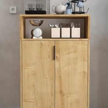 Dulap multifunctional, Hanah Home, Ada 1203, 72x114x36.5 cm, PAL, Maro e95f imagine