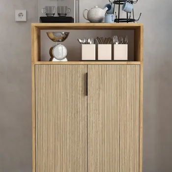 Dulap multifunctional, Hanah Home, Ada 1205, 72x114x36.5 cm, PAL, Maro 786f imagine