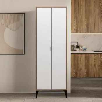 Dulap multifunctional, Hanah Home, Arden, 65x190x37 cm, Alb 184d imagine