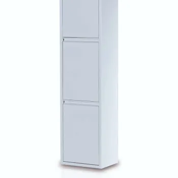 Dulap multifunctional, Hanah Home, Doplo 3, 33x136x25 cm, 100% SHEET METAL, Alb 80c0 imagine