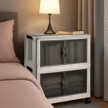Dulap multifunctional, Hanah Home, Lavine 67, 32x67x56 cm, PLASTIC, Alb 2ff0 imagine