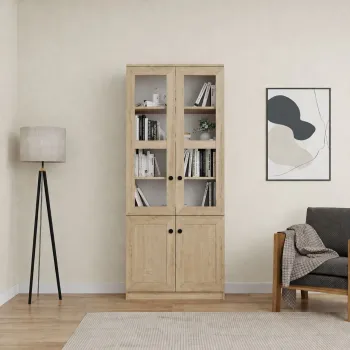 Dulap multifunctional, Hanah Home, Lisa 1600-204, 80x190x37 cm, PAL, Maro 597d imagine