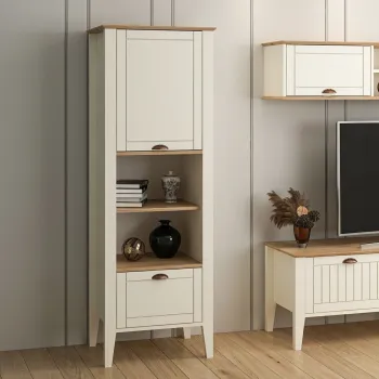 Dulap multifunctional, Hanah Home, Marlo, 63x180x46 cm, Cos adanc / Piatra Lunii 78b7 imagine