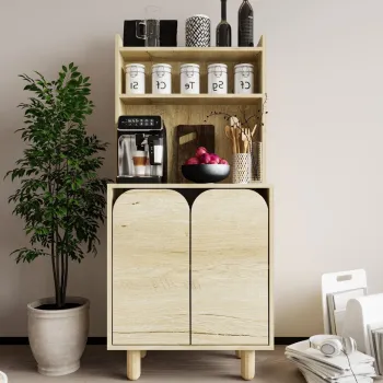 Dulap multifunctional, Hanah Home, Parma 2, 70x155x40 cm, PAL, Maro 68e0 imagine