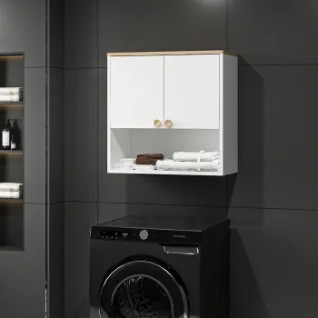 Dulap multifunctional, Hanah Home, Viona, 67x67x30 cm, Cos adanc / Alb c3db imagine