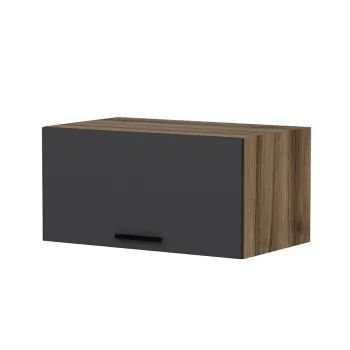 Dulap multifunctional, Hanah Home, Yukluk, 90x45x54 cm, Antracit ba4e imagine