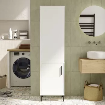 Dulap multifunctional, Locelso, VI1-W, 45x173.6x35.5 cm, Alb 9586 imagine