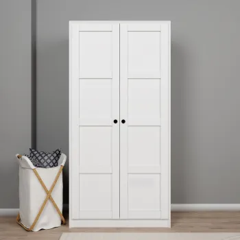 Dulap multifunctional, Miwood, Lucas 1600-80, Alb 2642 imagine