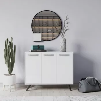 Dulap multifunctional, Mod Design, Piffa, 100x82x35 cm, Alb da56 imagine