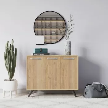 Dulap multifunctional, Mod Design, Piffa, 100x82x35 cm, Stejar 2d2a imagine