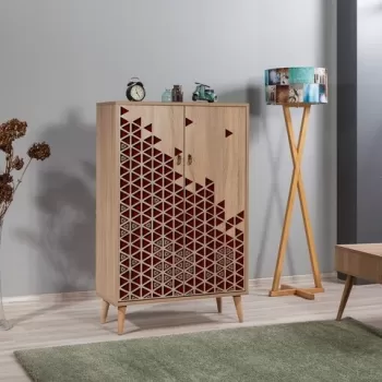 Dulap multifunctional Multibox 122, Vella, 80x36x127 cm, multicolor f406 imagine