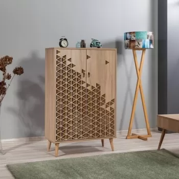 Dulap multifunctional Multibox 124, Vella, 80x36x127 cm, multicolor 1fa1 imagine