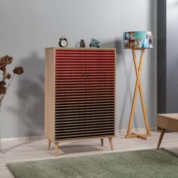 Dulap multifunctional Multibox 221, Vella, 80x36x127 cm, multicolor cb30 imagine