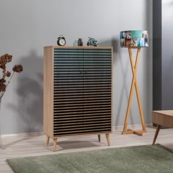 Dulap multifunctional Multibox 222, Vella, 80x36x127 cm, multicolor b354 imagine