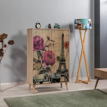 Dulap multifunctional Multibox 733, Vella, 80x36x127 cm, multicolor da27 imagine